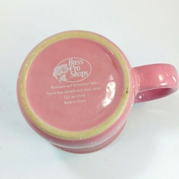 Bass Pro Shops 16-oz. Camp Mug 2-Tone Speckled Stonewarw With Logo Design - Picture 2 of 9